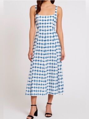 chinese dress ladies Canyon Linen Midi Dress Wheat / L